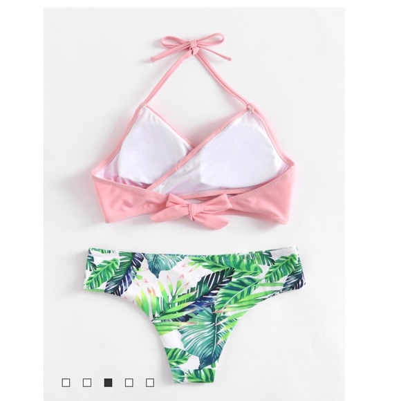 Tropical wrap Bikini Set - Picture 2 of 2